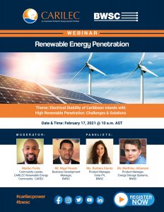 CARILEC & BWSC Renewable Energy Penetration Webinar